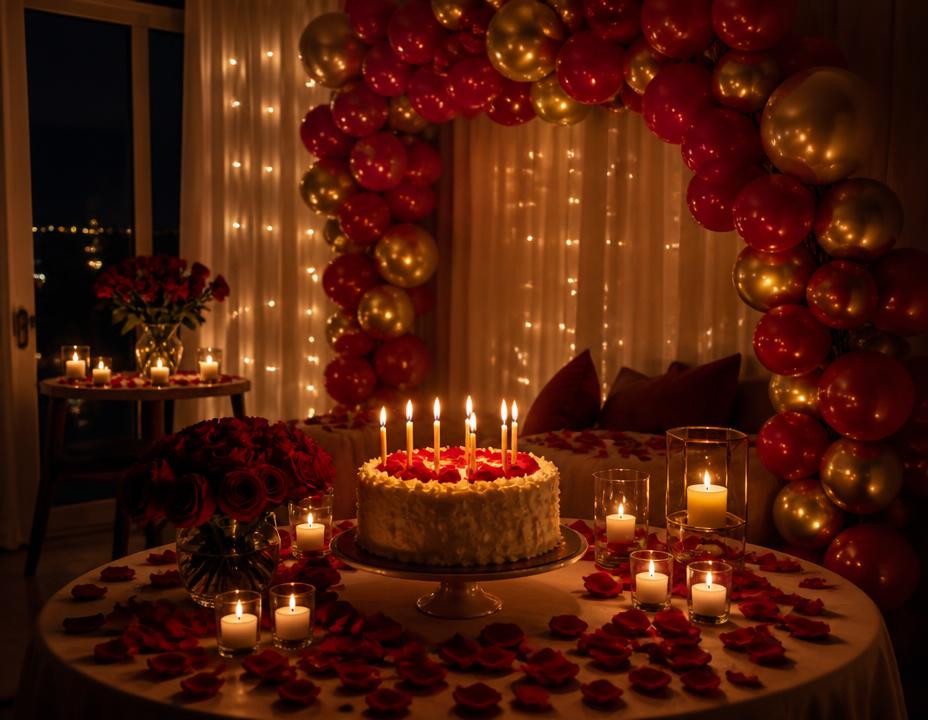 Birthday romantic decoration
